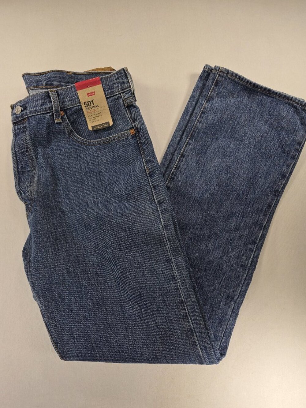 Levis 501 Jeans Original Mens Blue Size 38 X 36 NWT